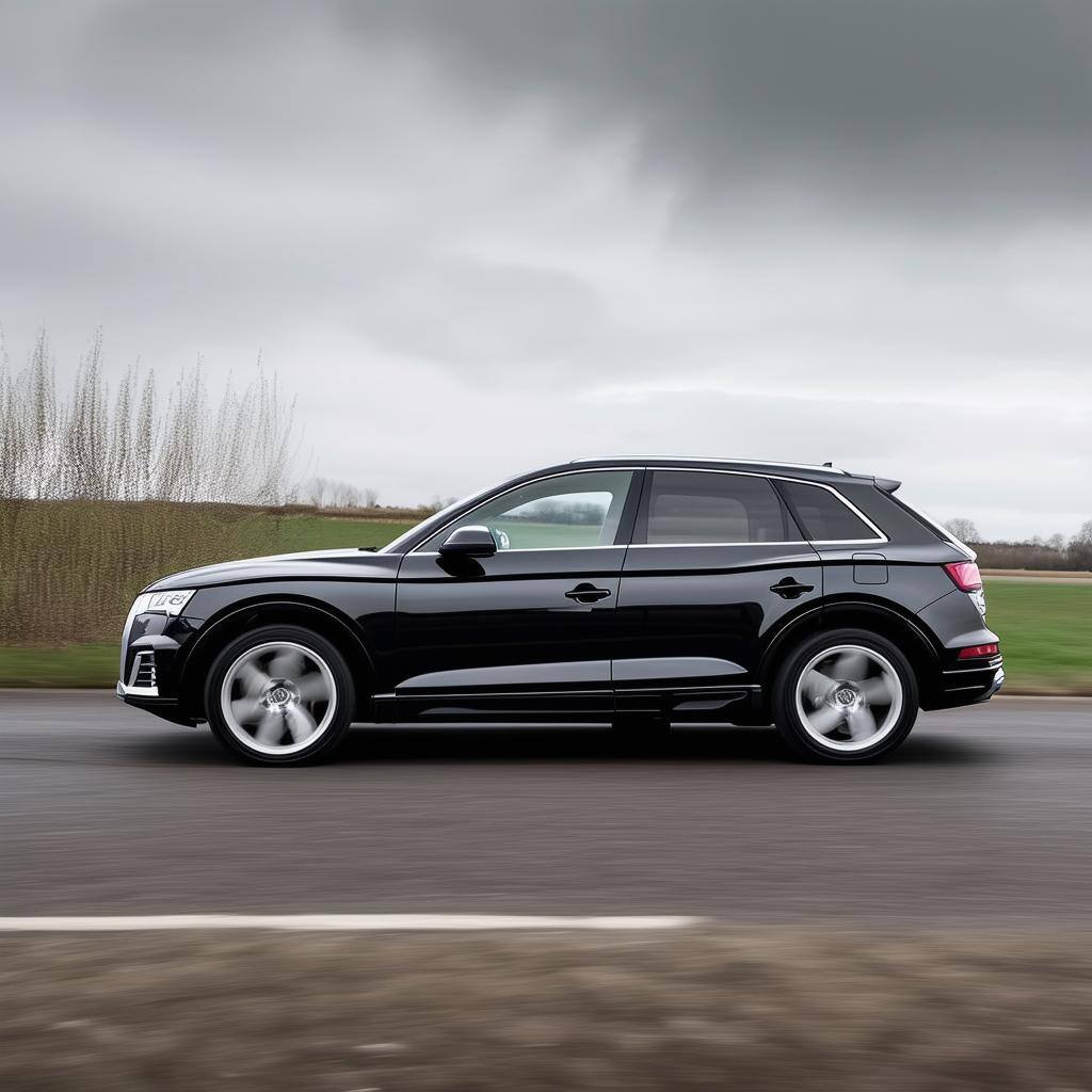 Audi Q5 UK side view