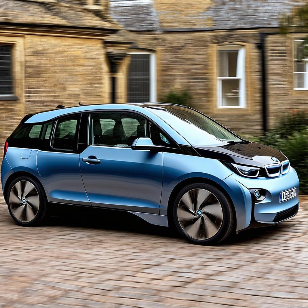 BMW I3 UK side profile