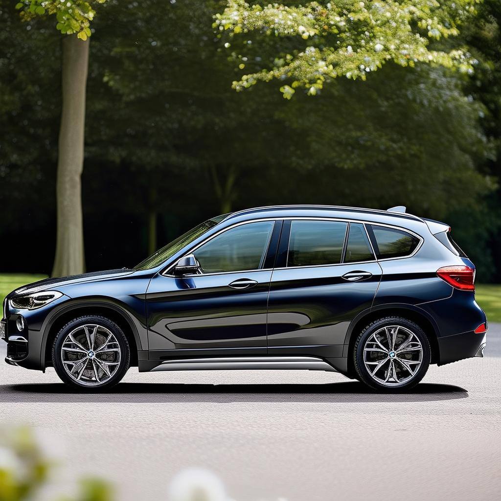 BMW X1 UK side view