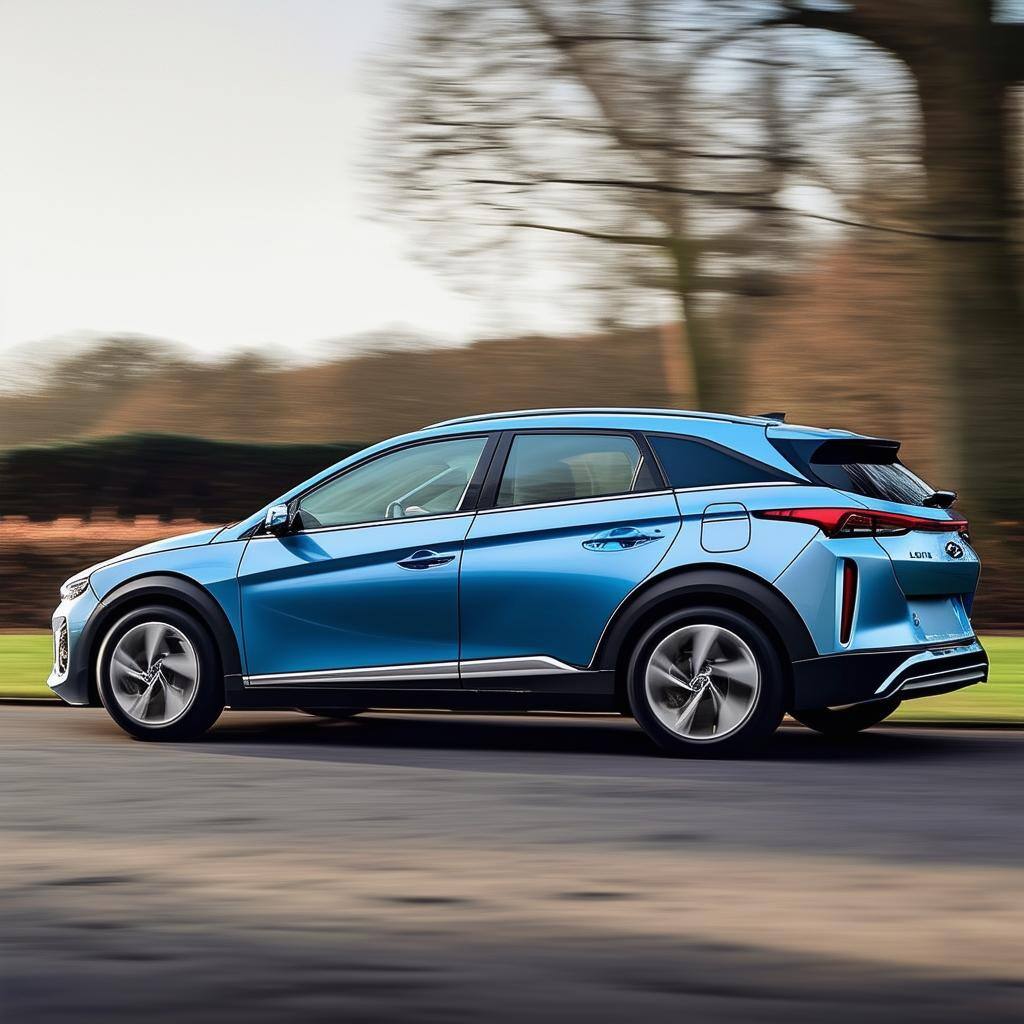 Hyundai Ioniq 5 UK side view