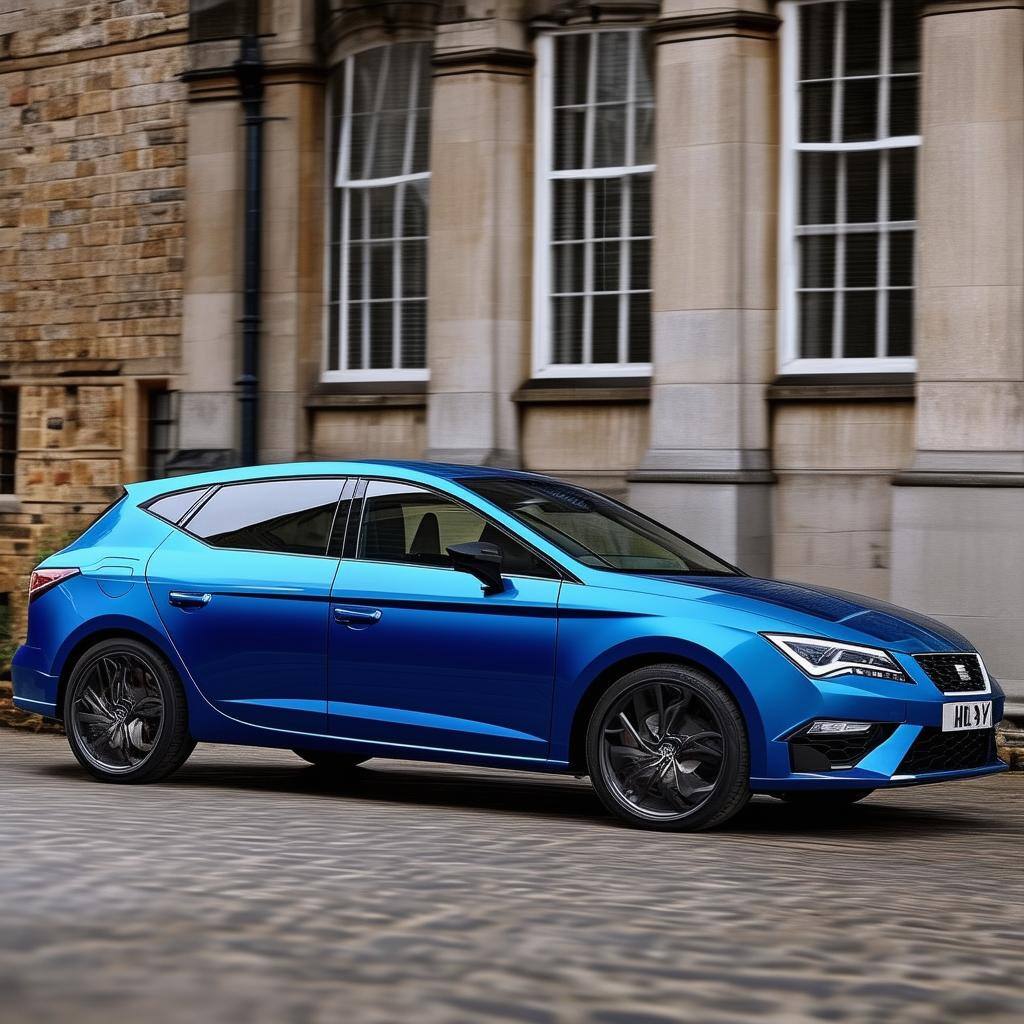 Seat Leon UK side view