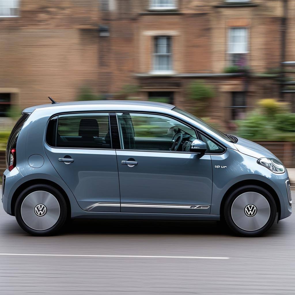 Volkswagen eUP UK side view