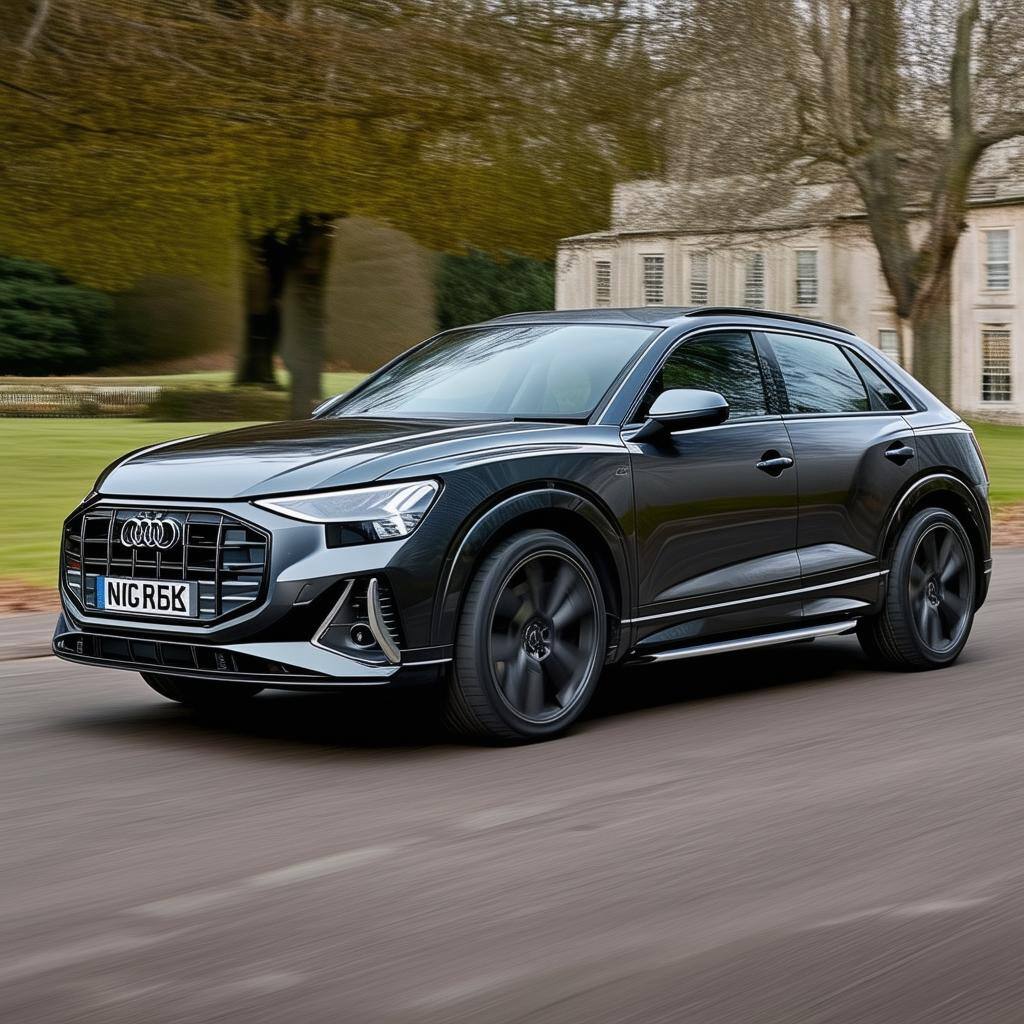 audi q4 uk side view