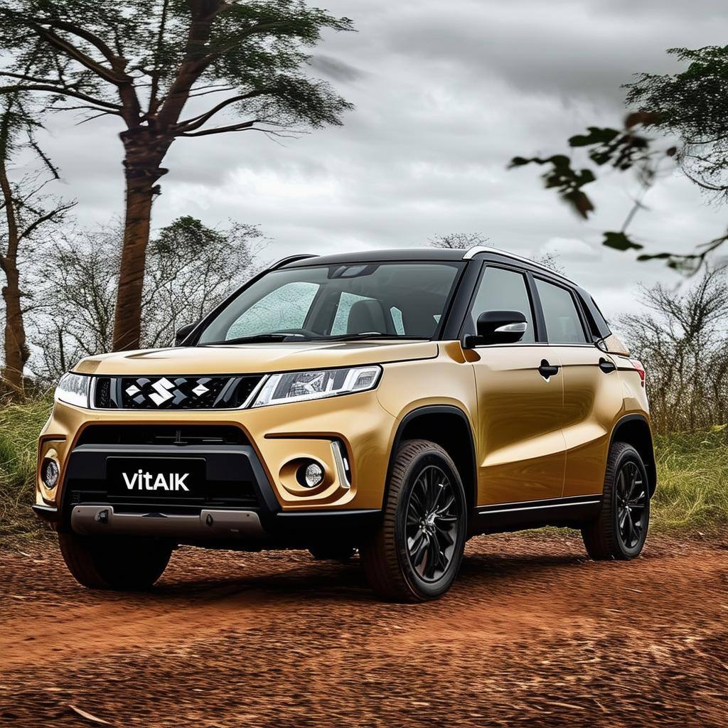 suzuki vitara UK side view safari background